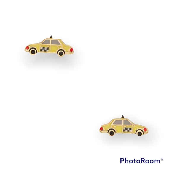 Kate Spade Taxi stud earrings yellow - Picture 2 of 5